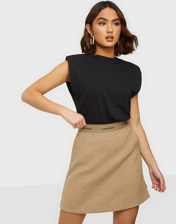Calvin Klein DOUBLE FACE SKIRT