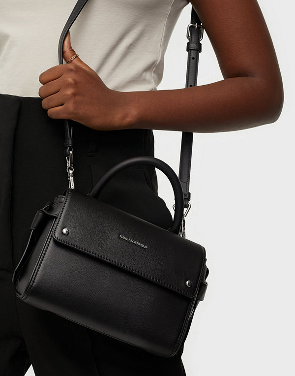 Karl Lagerfeld svart väska K/Ikon Mini Top Handle