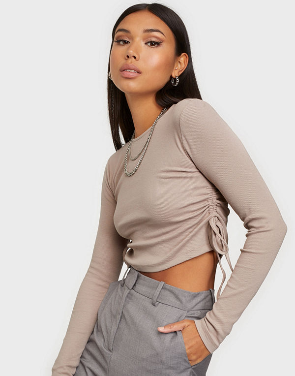 NLY Trend Side Drawstring Top