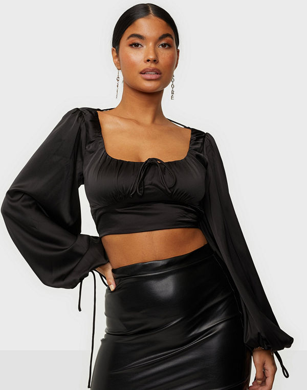 Kiss The Sky Cross Back Top Satin