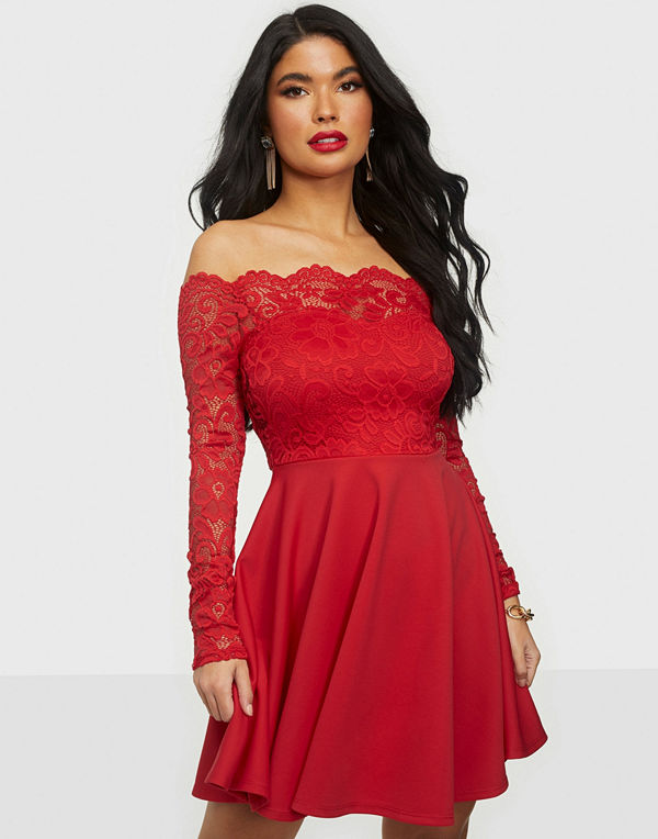 NLY One Lace Off Shoulder Skater