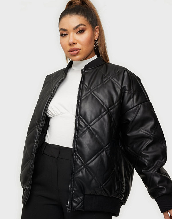 Noisy May NMBENNY L/S QUILTED BOMBER JACKET