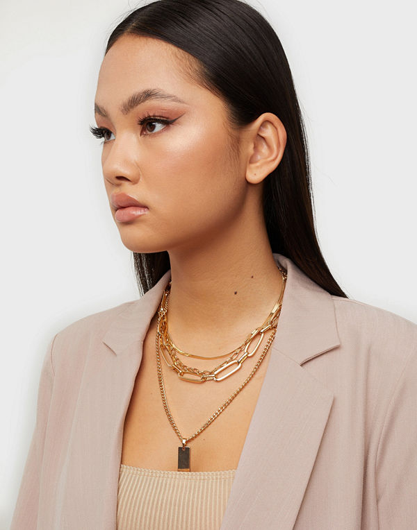 Pieces smycke PCDOMINA COMBI NECKLACE D2D