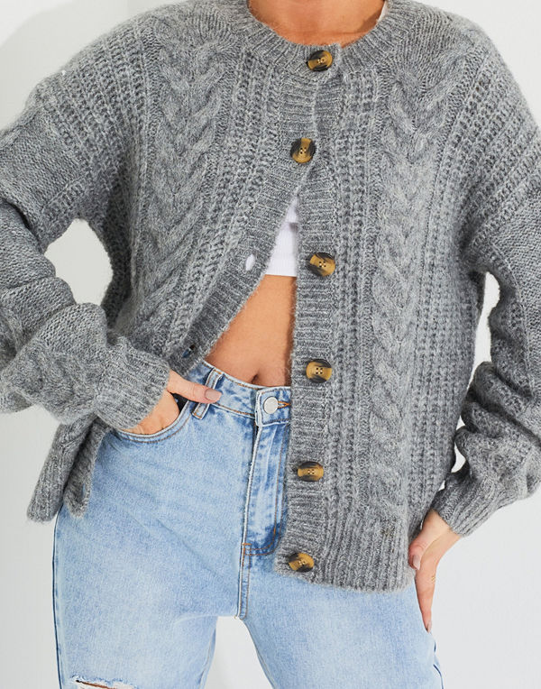 Y.a.s YASWENDY LS KNIT CARDIGAN - D2D