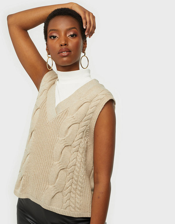 Object Collectors Item OBJLEONORE KNIT WAISTCOAT 113