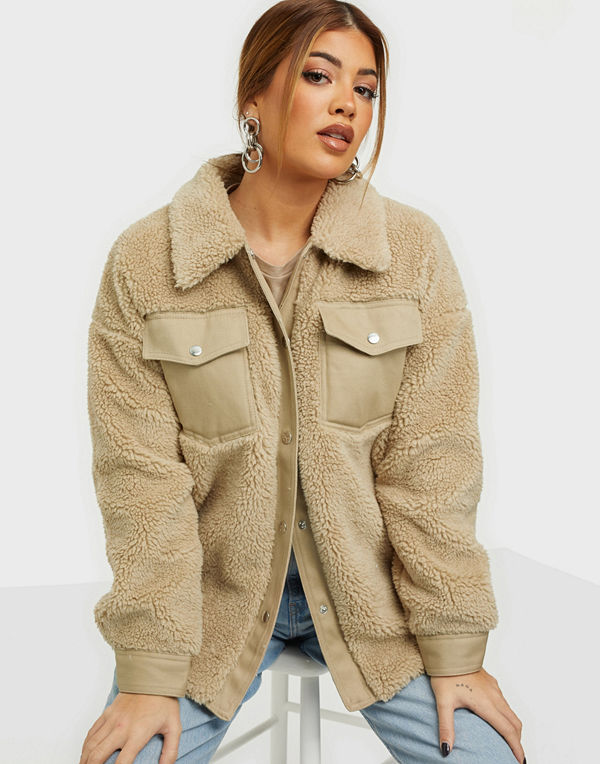 Vila VIMELUSI SHORT TEDDY JACKET/SU