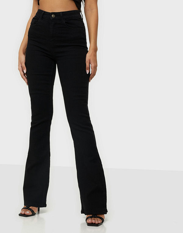 Pieces PCPEGGY FLARED HW JEANS BL-VI BC