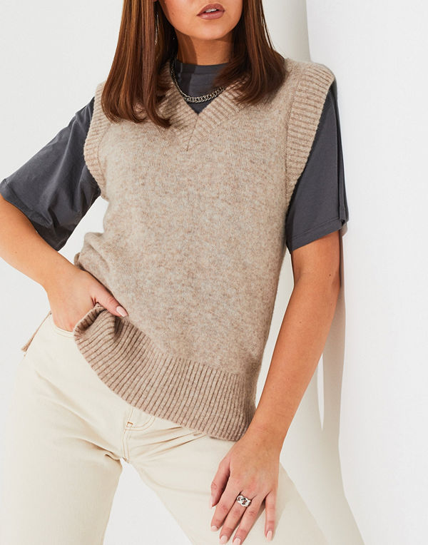 Neo Noir Trevi Knit Waistcoat