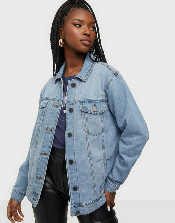 noisy may oversized denim jacket