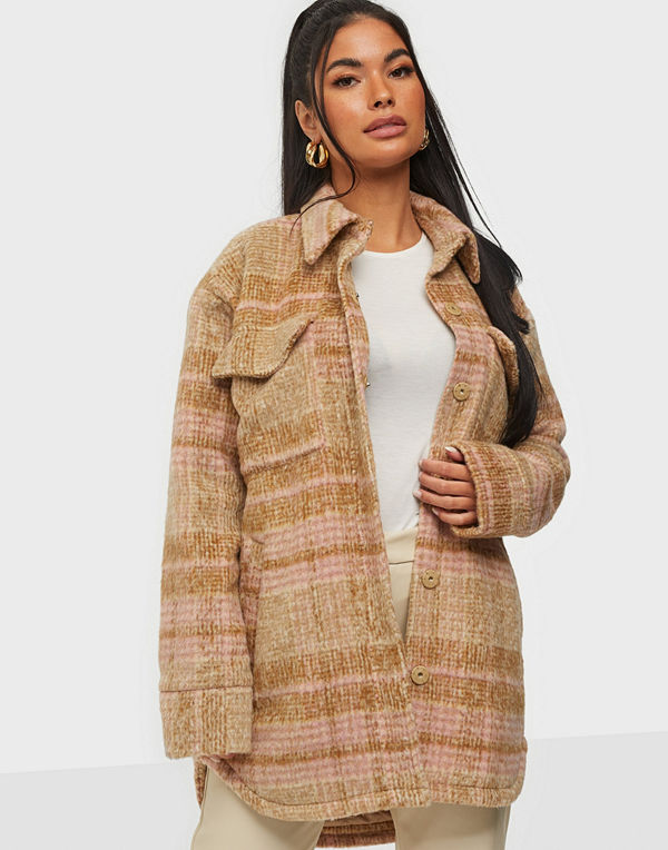 Neo Noir Pike Blurry Check Jacket