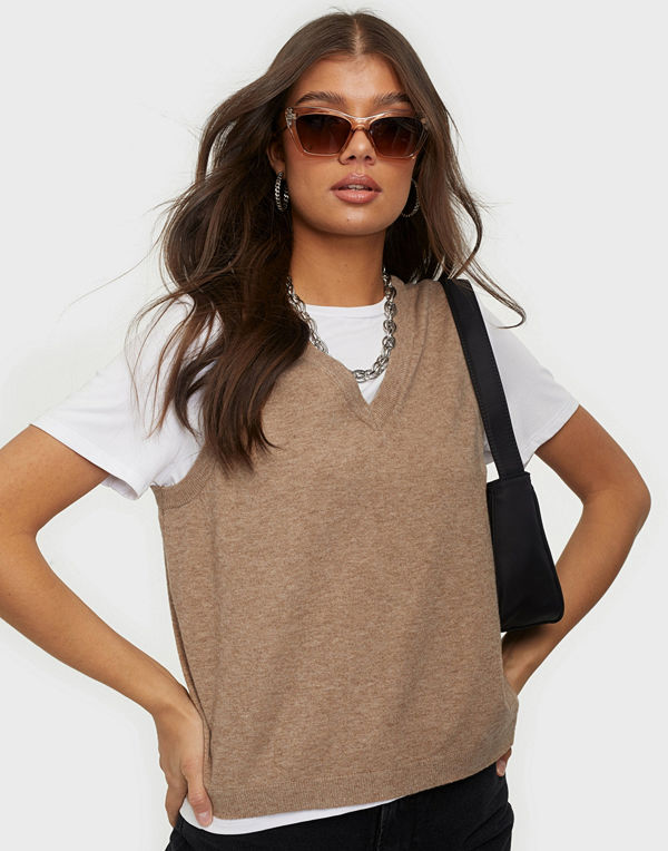 Object Collectors Item OBJTHESS S/L KNIT WAISTCOAT NOOS