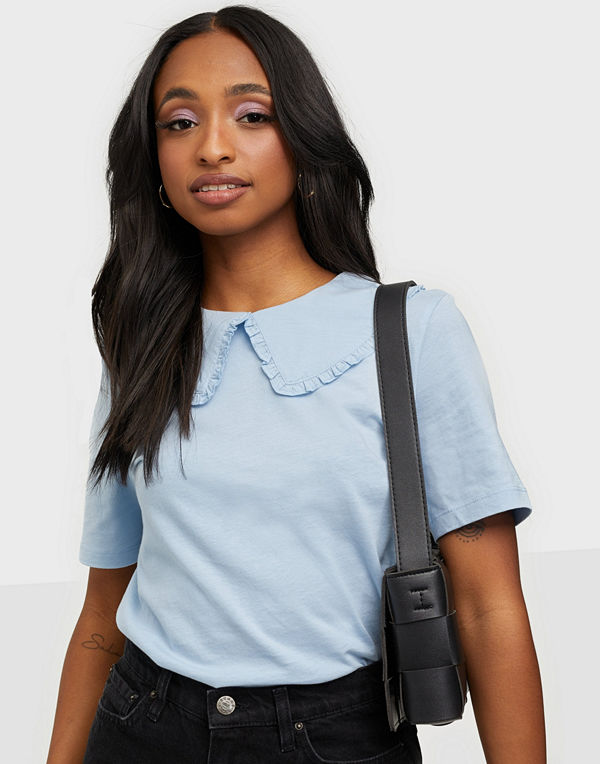 Jacqueline de Yong JDYMERLE LIFE S/S COLLAR TOP JRS