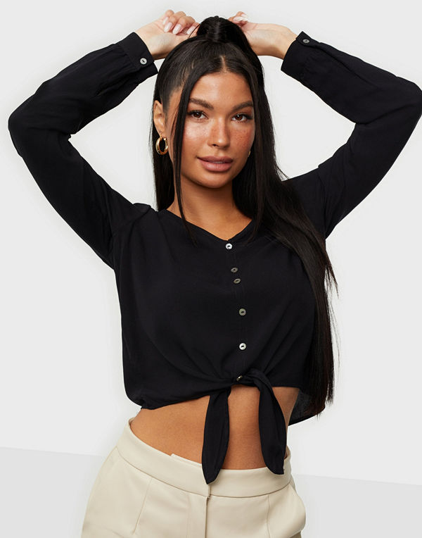 Only ONLNINA LIFE L/S TIE SHIRT NOOS WVN
