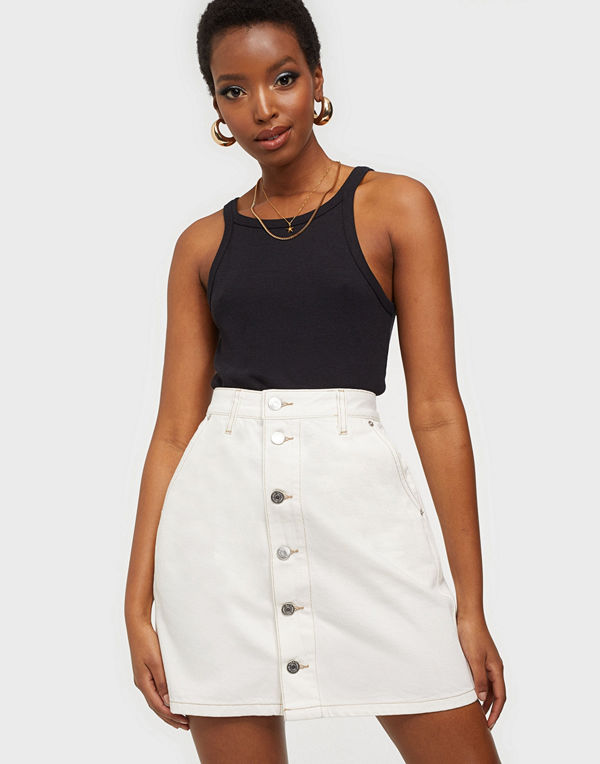 Tommy Jeans A-LINE SHORT DENIM SKIRT SSPWR