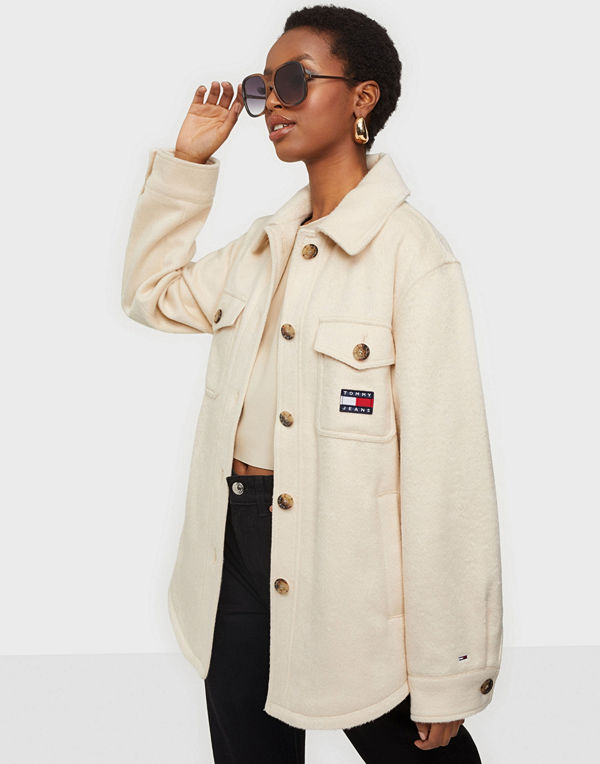 Tommy Jeans TJW FRONT POCKET BADGE SHACKET