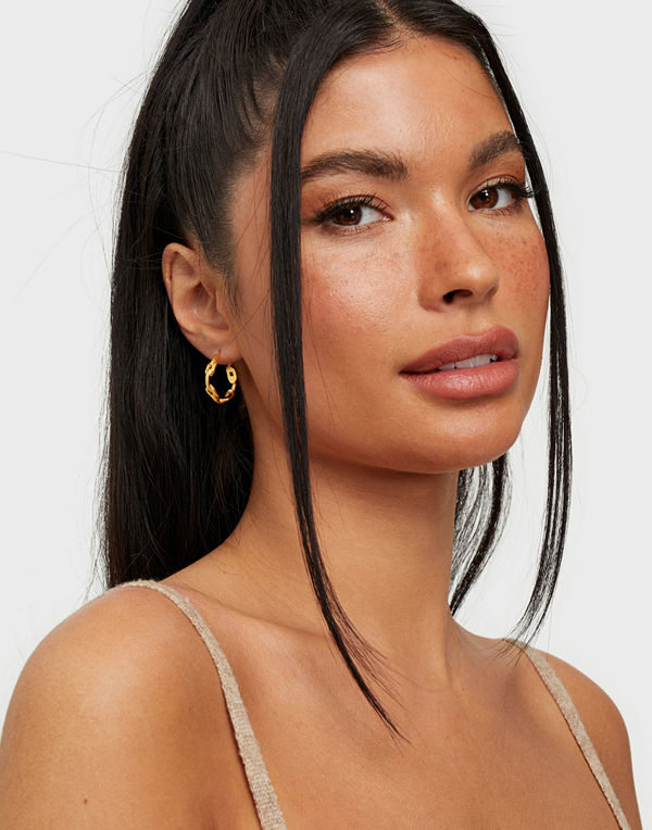 Blue Billie smycke Mini Chain Hoop
