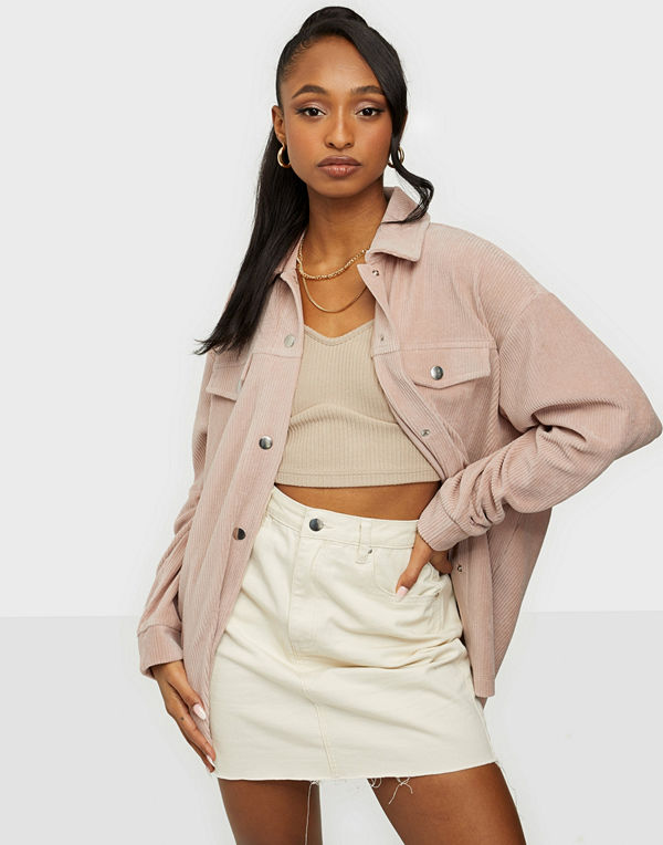NLY Trend Oversized Cord Shacket