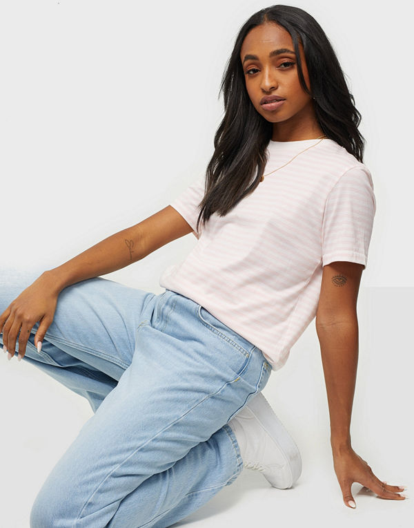 Selected Femme SLFMY PERFECT SS TEE BOX CUT-STRI B