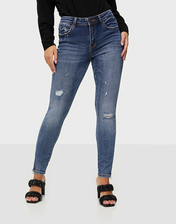 Vero Moda VMTILDE MR S ANKLE ZIP DSTR J LI355