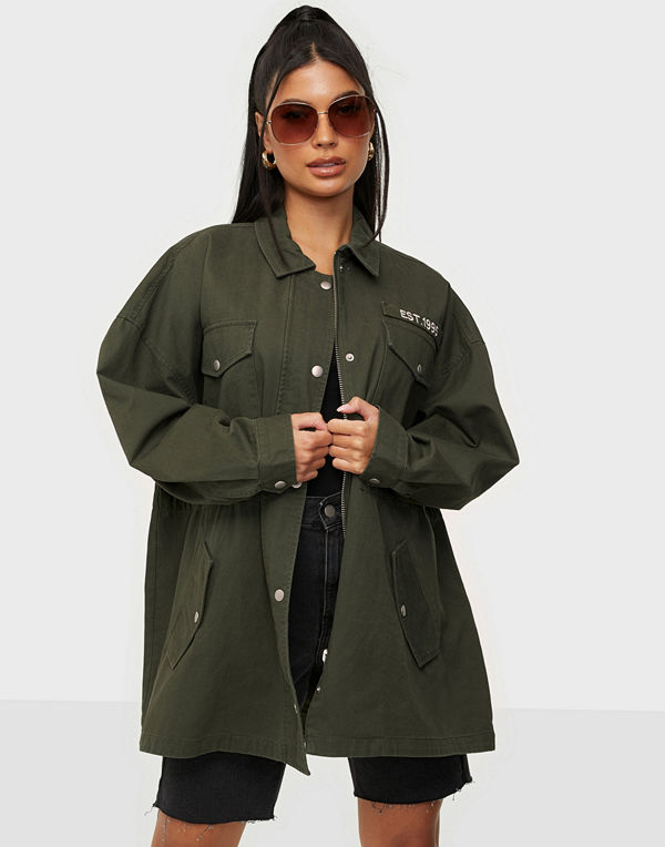 Only ONLELECTA OVERSIZE CARGO JACKET CC
