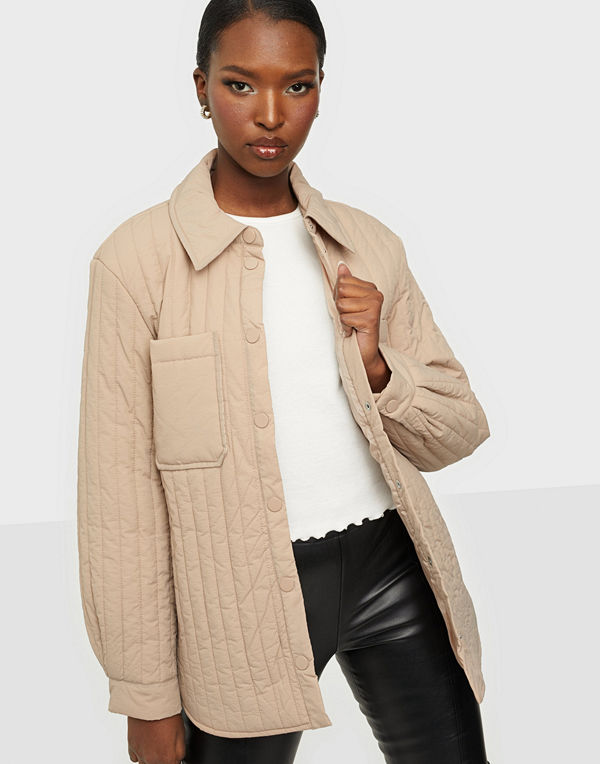 Pieces PCGRETZEL QUILTED OVERSHIRT