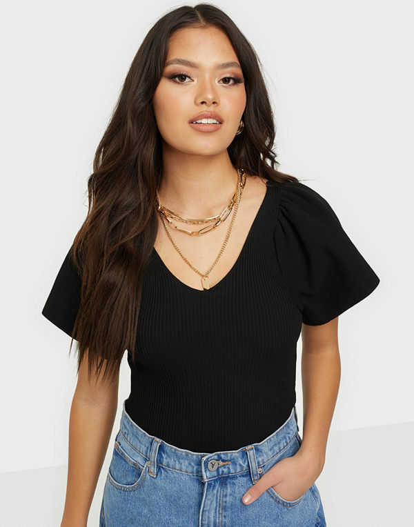 Only ONLLEELO S/S BACK PULLOVER KNT NOOS