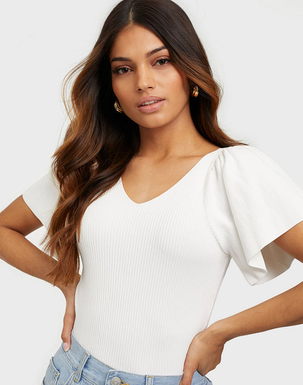 Only ONLLEELO S/S BACK PULLOVER KNT NOOS