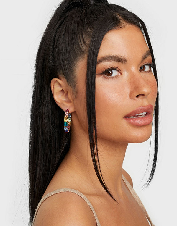 Pieces smycke PCFLORA HOOP EARRINGS D2D