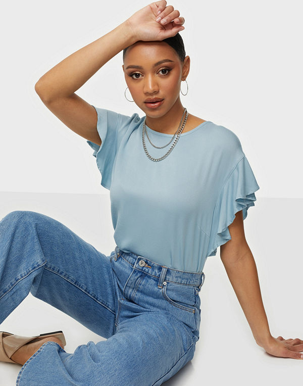 Vila VIFANZA S/S DENIM TOP/PB