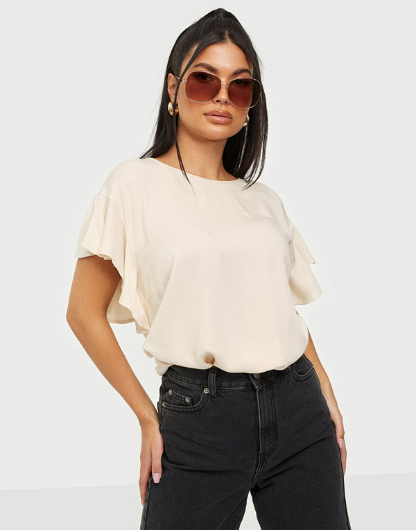 Vila VIFANZA S/S DENIM TOP/PB