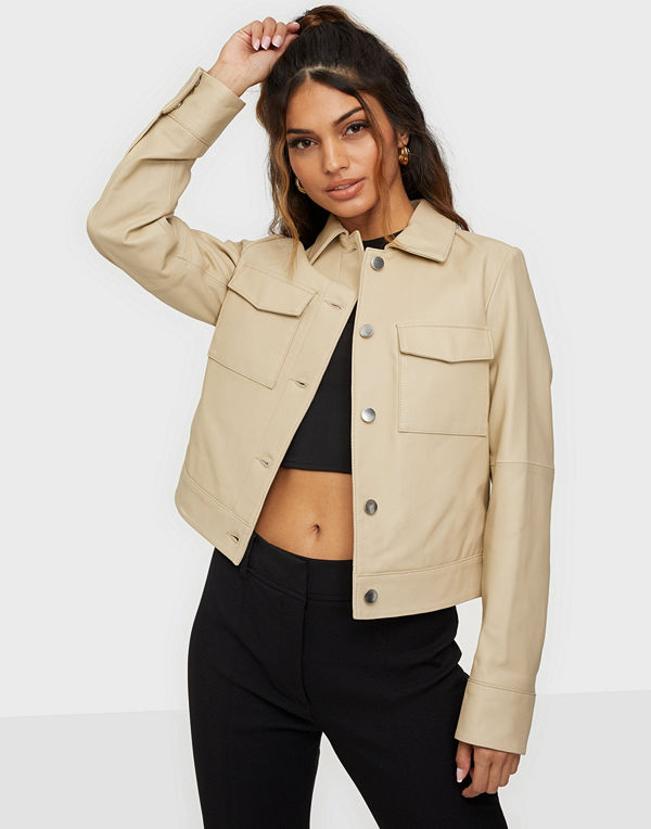 Jofama Lynn Pocket Leather Jacket