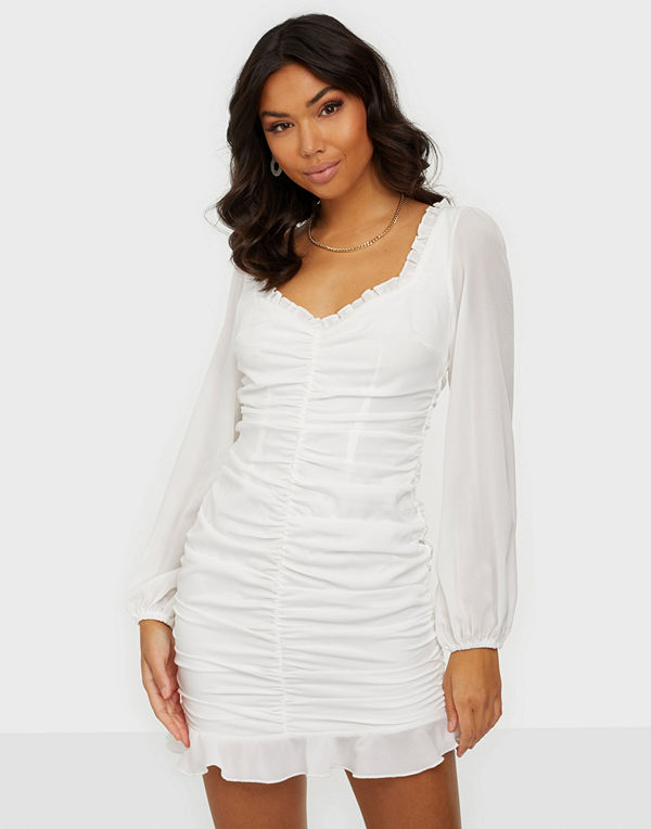 Kiss The Sky Rouche Frill Dress