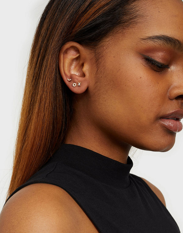 Syster P smycke Mini Earring Collection Hugs and Kisses