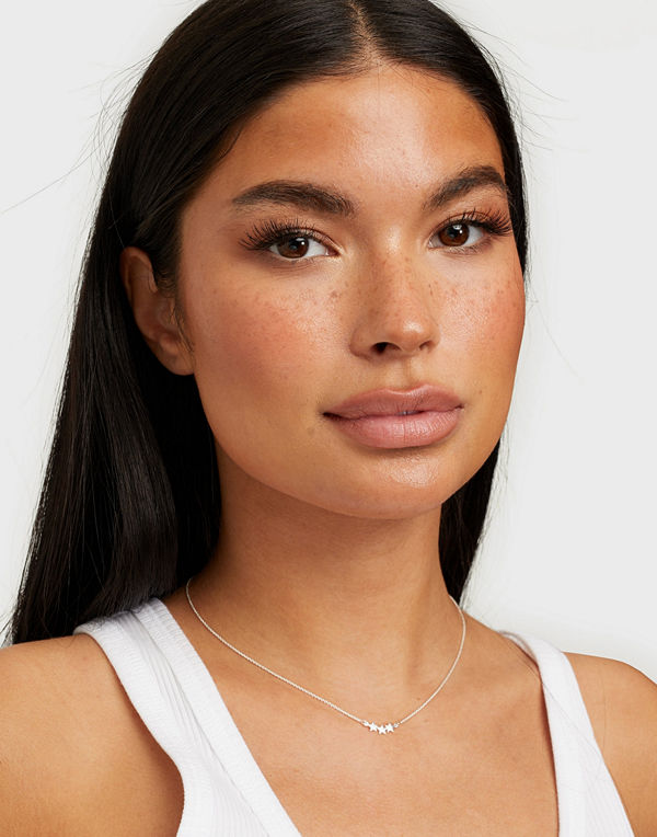 Syster P smycke Snap Necklace Triple Star