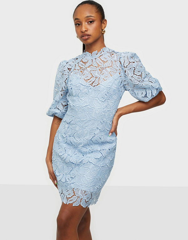 Forever New Lace Puff Sleeve Mini Dre