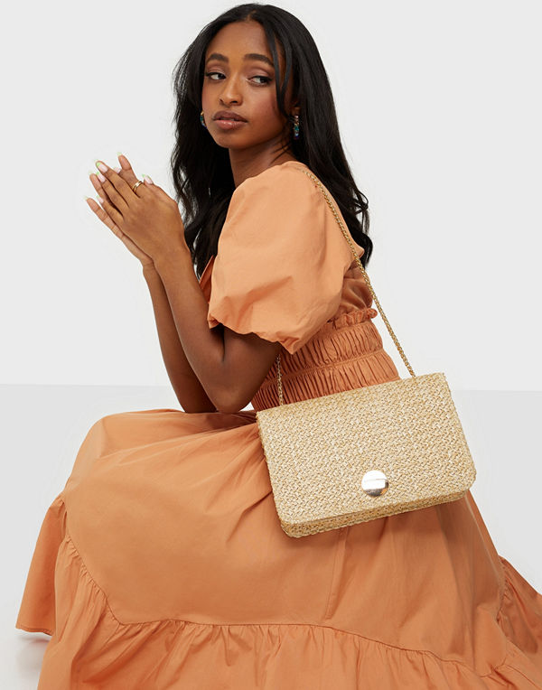 Glamorous väska Paper Straw Bag