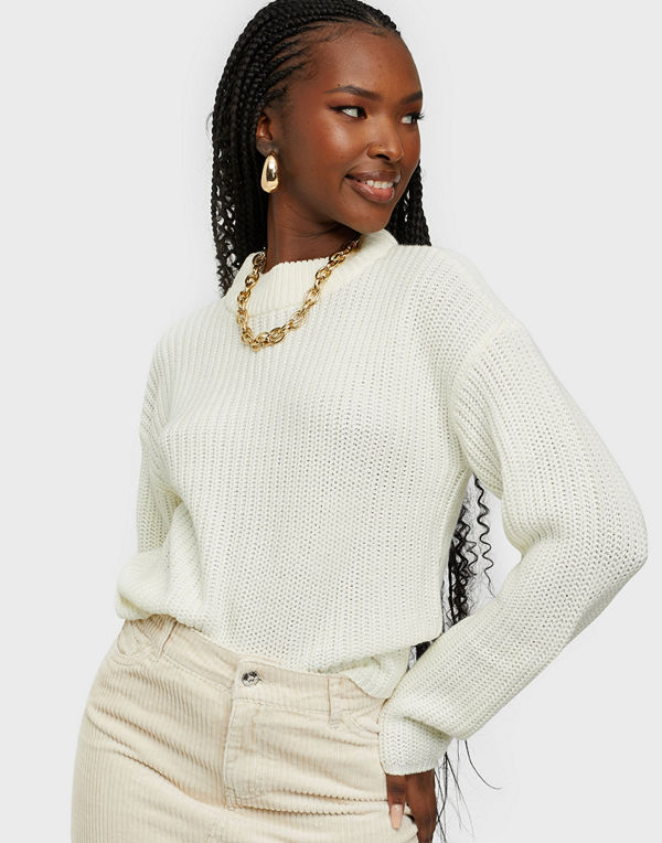Jacqueline de Yong JDYSISTER L/S CROPPED PULLOVER KNT
