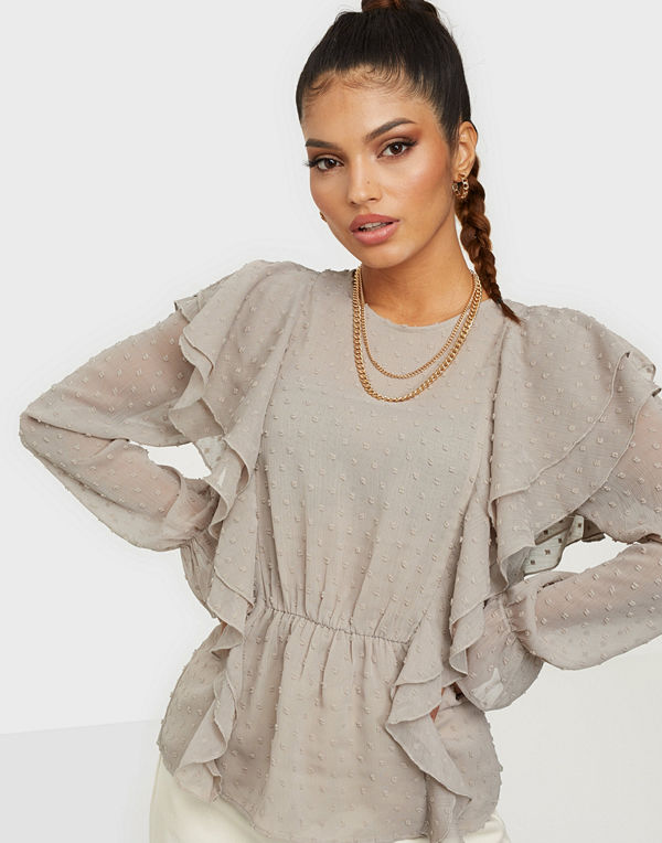 NLY Trend Flexible Frill Blouse