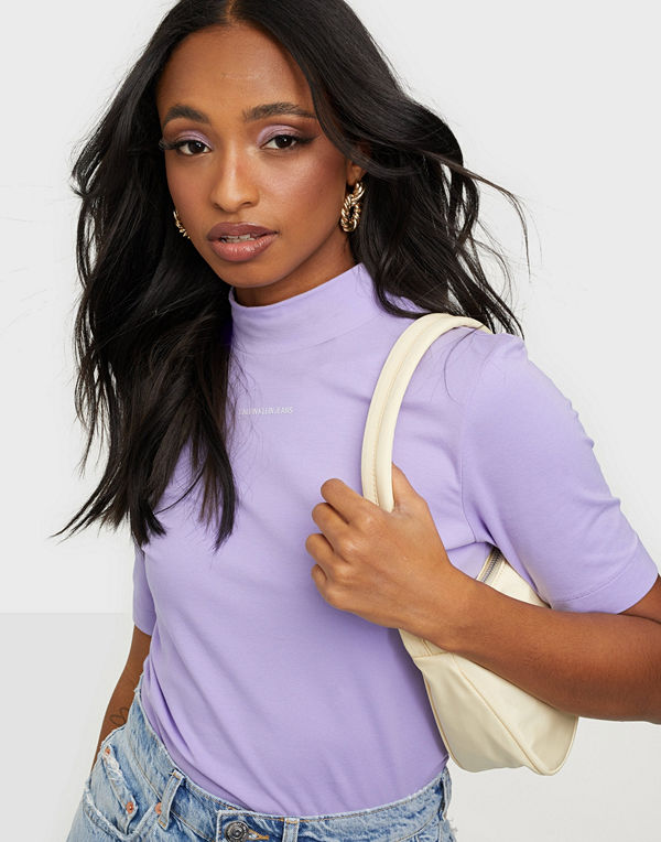 Calvin Klein Jeans MICRO BRANDING STRETCH MOCK NECK