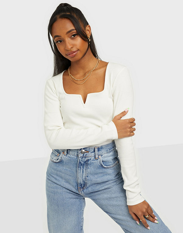 Vero Moda VMHARRIET L/S V-NECK TOP VIP GA