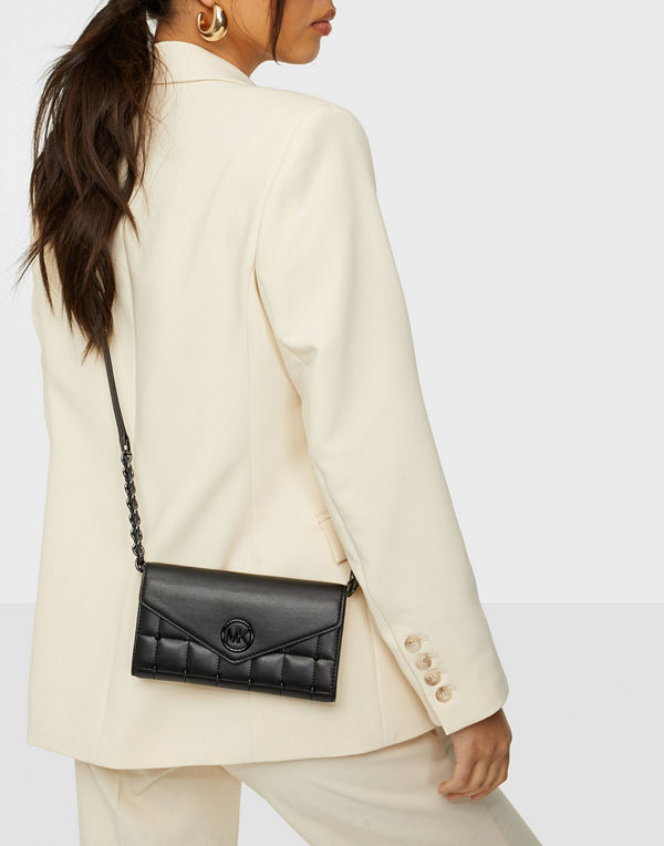 MICHAEL Michael Kors svart väska LG WLLT ON CHN XBODY