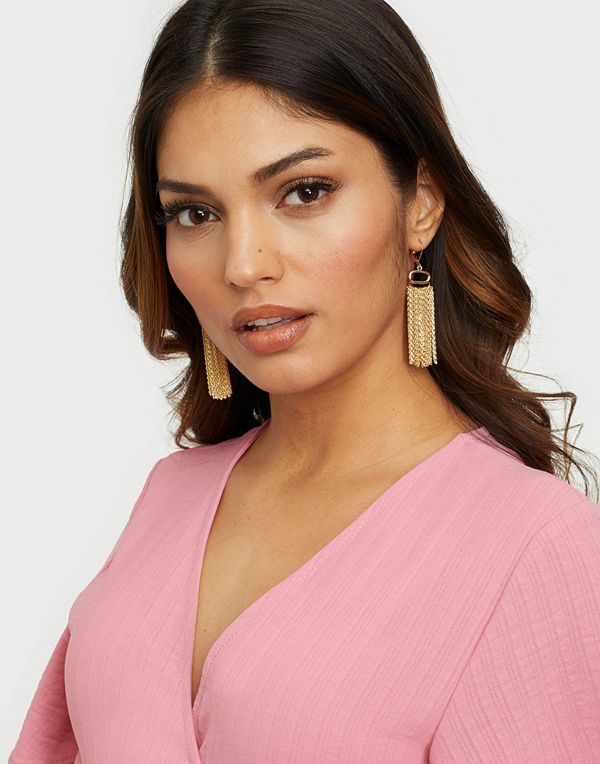NLY Accessories smycke Tassles of Golds Earrings