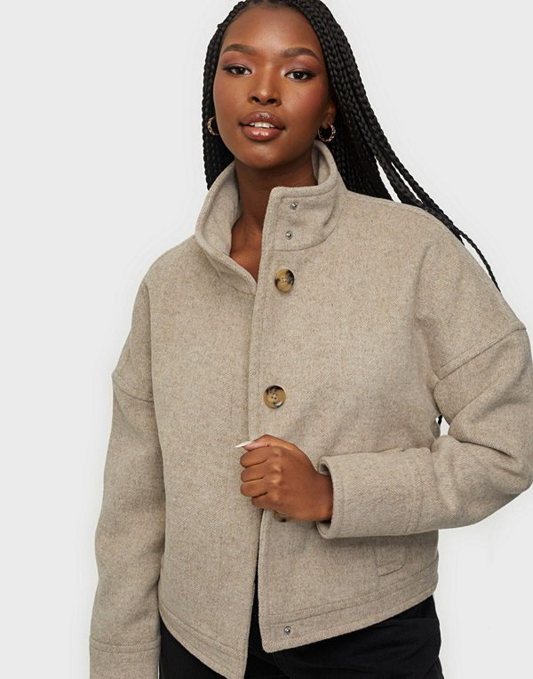 Vero Moda VMNORANORWAY SHORT WOOL JACKET GA