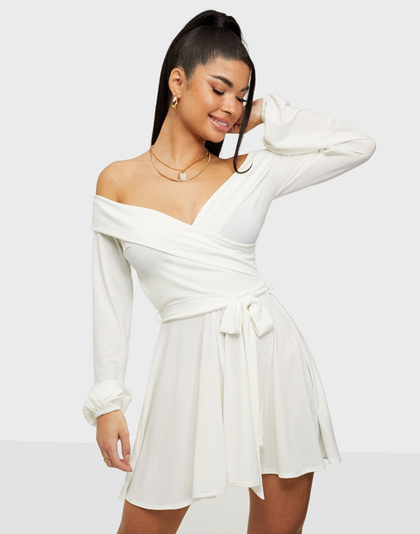 NLY One Flirty Off Shoulder Playsuit