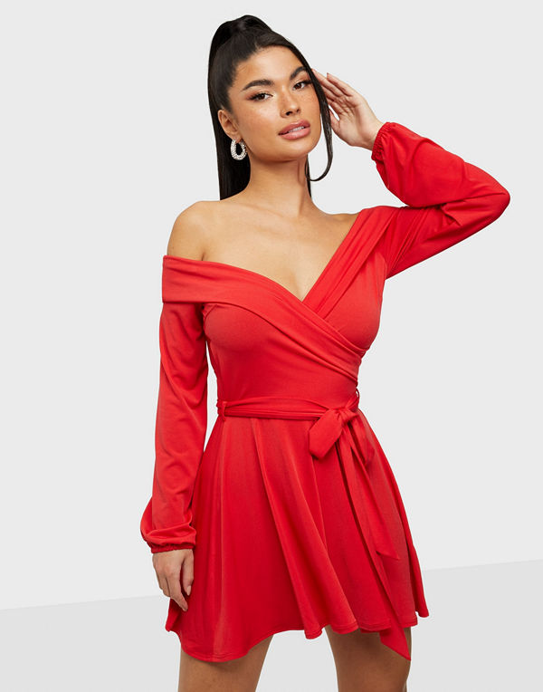 NLY One Flirty Off Shoulder Playsuit