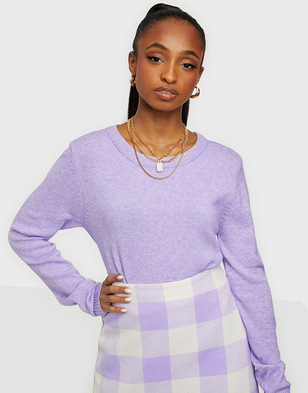 Vila VIRIL O-NECK L/S KNIT TOP - NOOS
