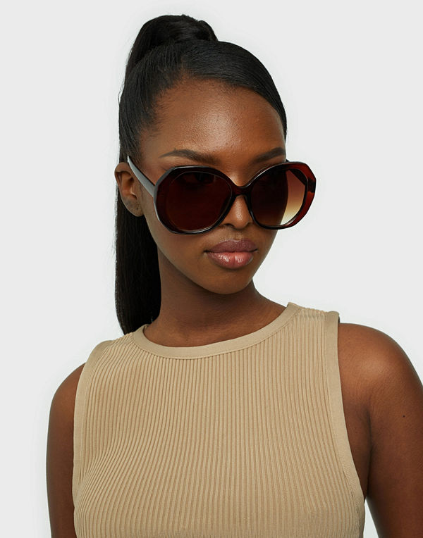 NLY Accessories Hexagon Vintage Sunnies