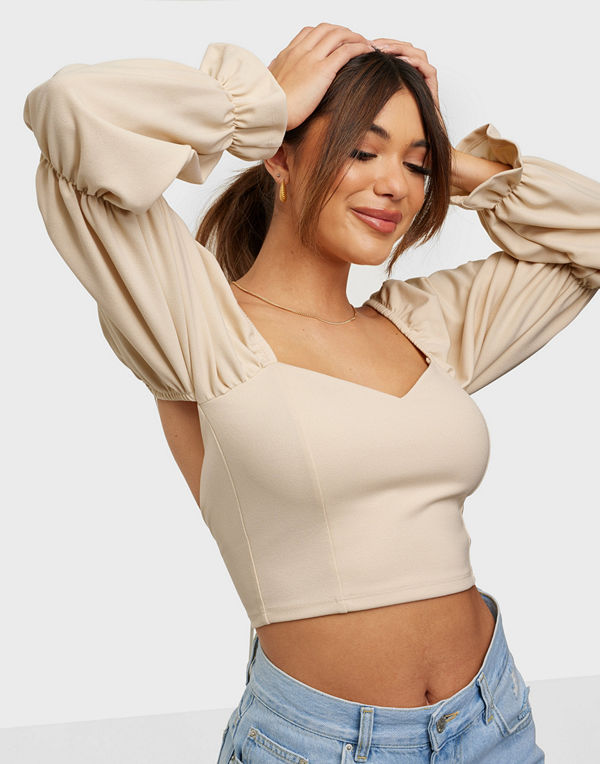 NLY Trend Tie Back Fancy Top