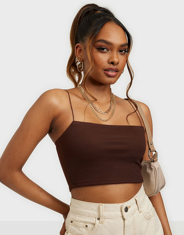 NLY One Crepe Strap Top