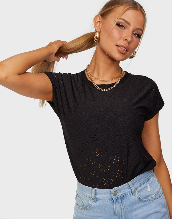 Only ONLSMILLA S/S TOP NOOS JRS